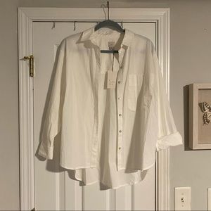 A New Day White button up shirt